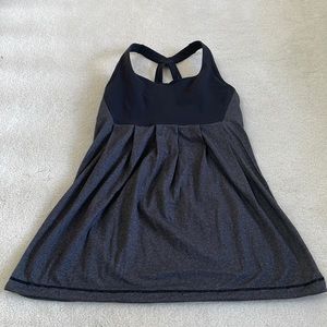 Lululemon Power Technique Tank Black size 6 in Excellent Condition Luon